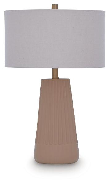 Image of Dellner - Ceramic Table Lamp - Mocha