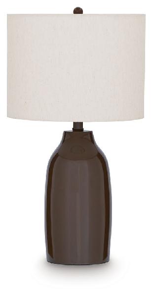 Image of Jyler - Terracotta Table Lamp - Brown