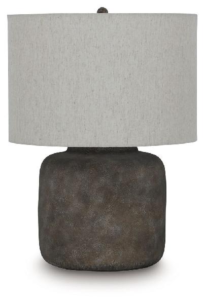 Image of Zandophen - Metal Table Lamp - Antique Gray