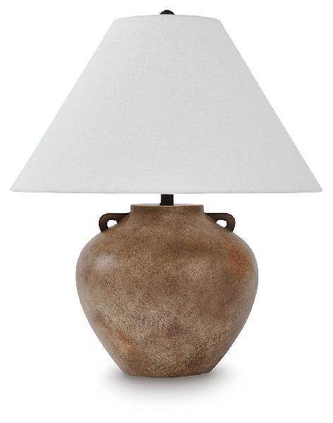 Image of Ferrilby - Poly Table Lamp - Antique Beige