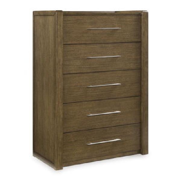 Image of Marxmore - Five Drawer Chest - Brown