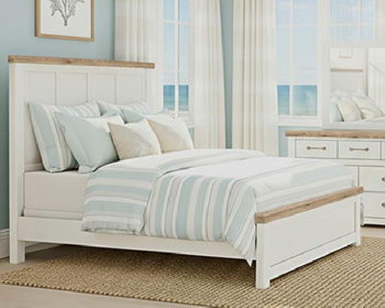 Image of Savonport - Bedroom Mirror - White