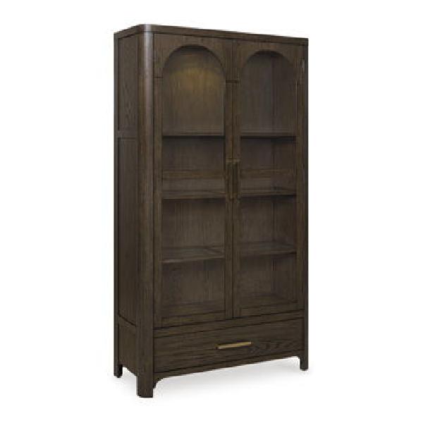 Image of Radkin - Display Cabinet - Burnished Brown