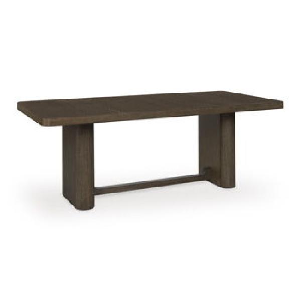 Image of Radkin - Rectangular Dining Room Table - Burnished Brown