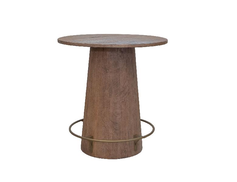 Image of Sahara - Bistro Table - Light Cream / Brown Caramel