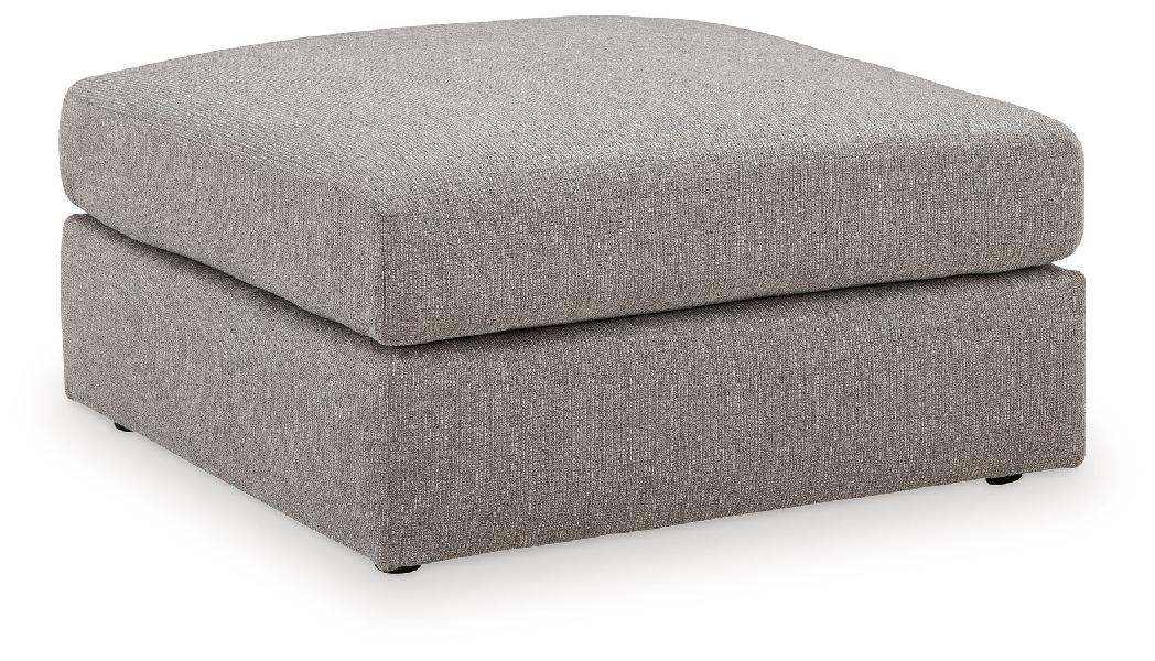 Image of Lindon - Oversized Accent Ottoman - Smoke
