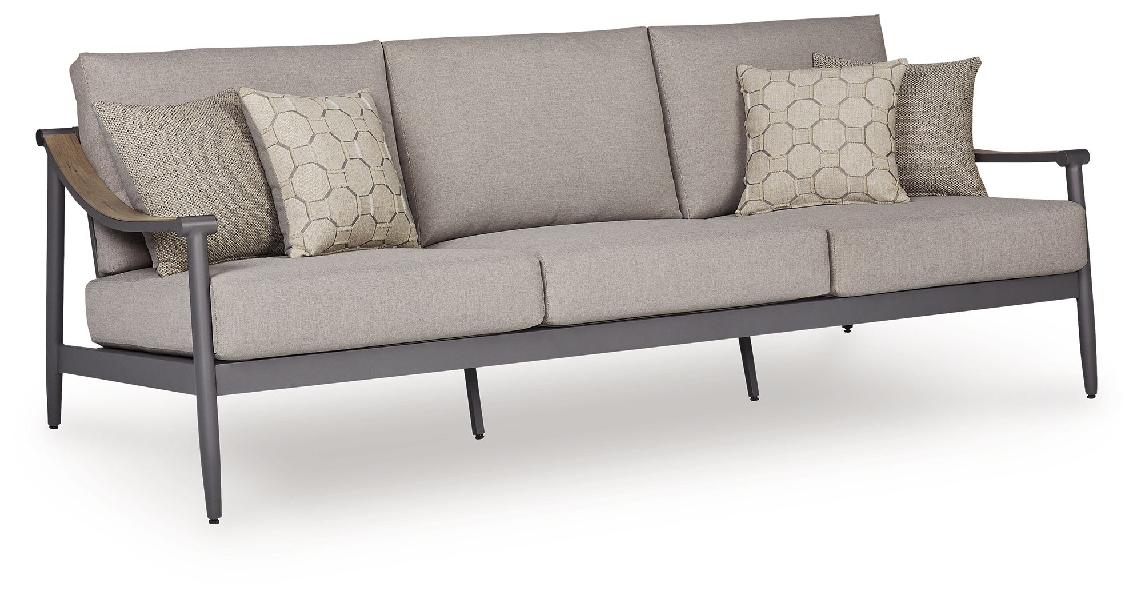 Image of Ocean Beach - Sofa With Cushion - Gray