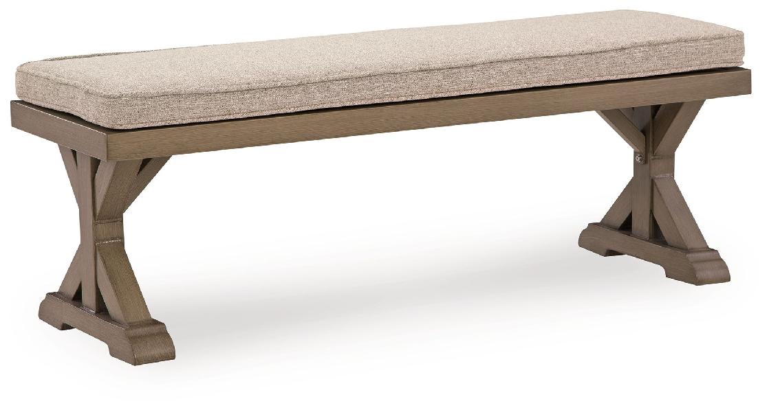 Image of Laguna Heights - Bench With Cushion - Beige