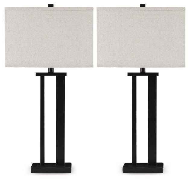 Image of Aniela - Metal Table Lamp (Set of 2) - Bronze Finish