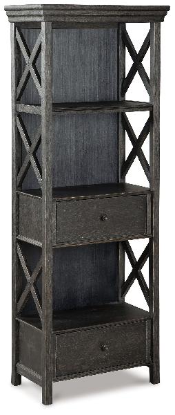 Image of Tyler Creek - Display Cabinet - Black / Gray