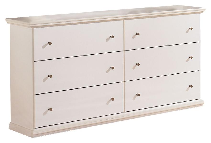 Image of Bostwick Shoals - Six Drawer Dresser - White
