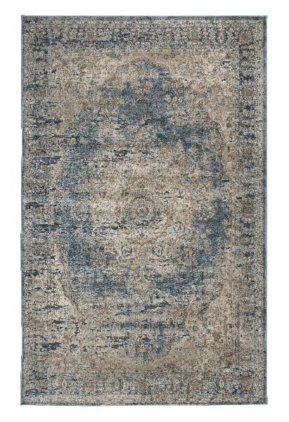 Image of South - 5' x 7' Rug - Blue / Beige