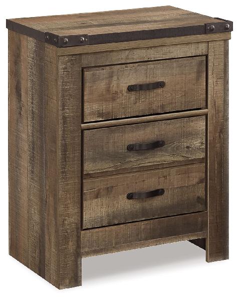 Image of Trinell - Two Drawer Night Stand - Brown
