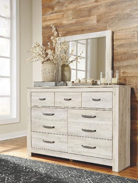 Image of Bellaby - Dresser, Mirror - Whitewash