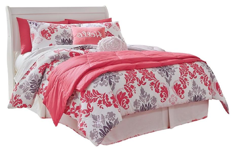 Image of Anarasia - Full Sleigh Headboard - White
