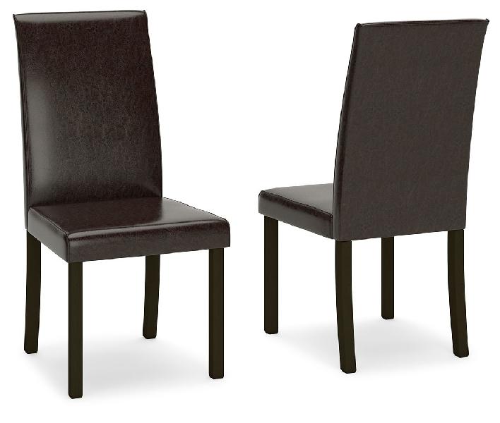 Kimonte - Dining UPH Side Chair (Set of 2) - Dark Brown