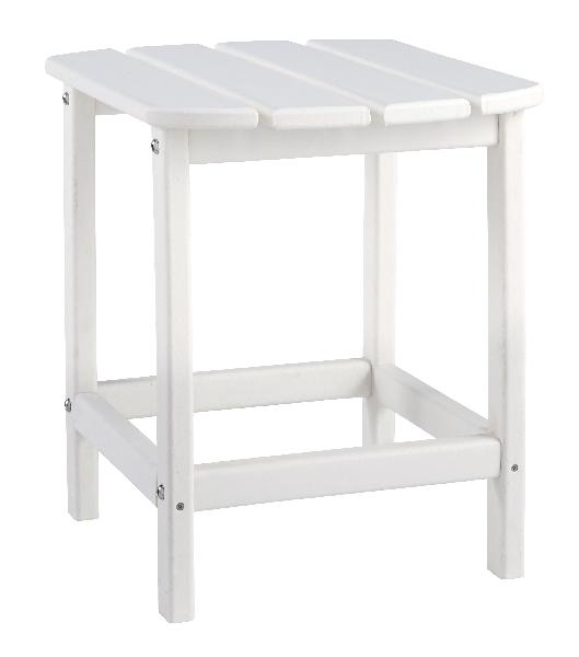 Image of Sundown Treasure - Rectangular End Table - White