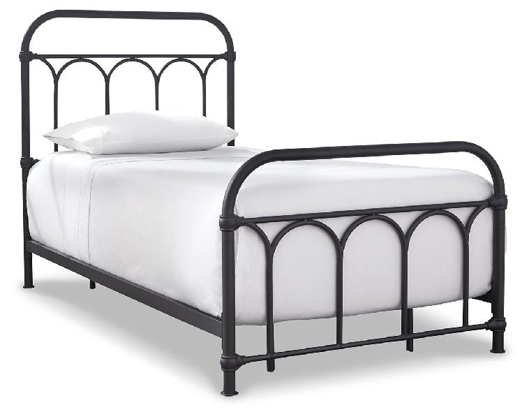 Image of Nashburg - Twin Metal HDBD/Ftbd/Rails - Black