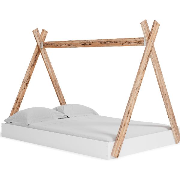 Image of Piperton - Full Tent Complete Bed in Box - Brown / White