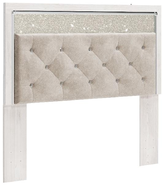 Image of Altyra - Queen UPH Panel Headboard - White