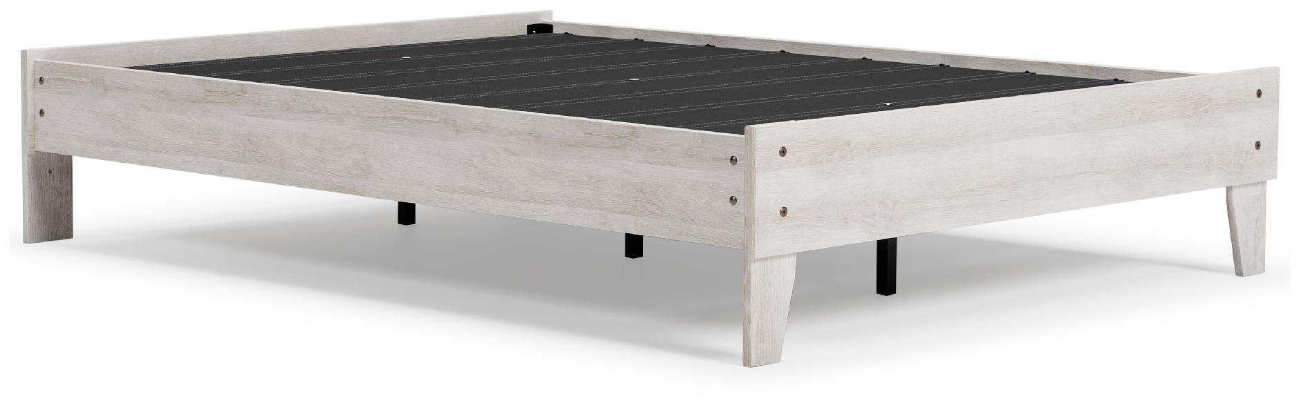 Image of Shawburn - Full Platform Bed - Whitewash