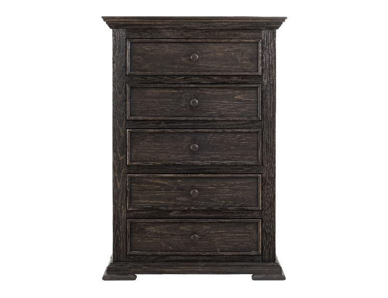 Image of Terra - 5-Drawer Chest - Tricorn Black