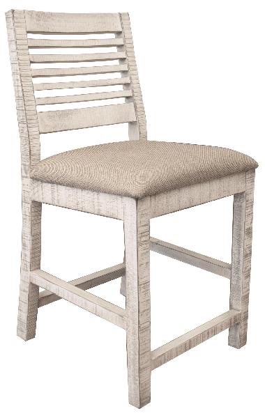 Image of Stone - Barstool (Set of 2) - Antiqued Ivory