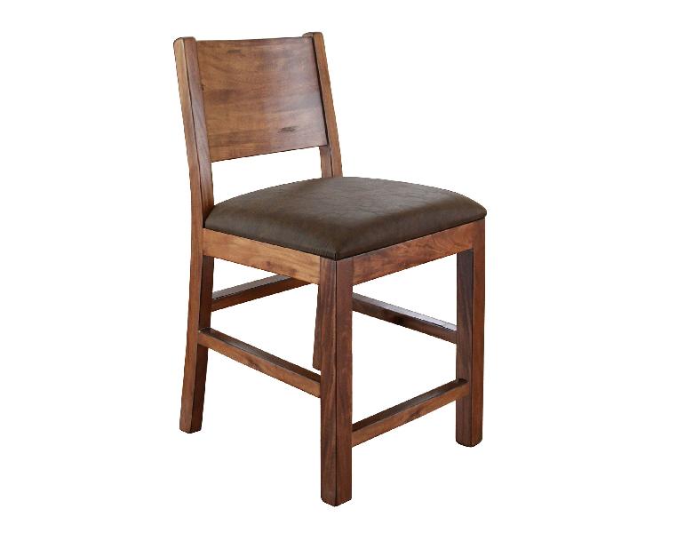 Image of Parota - 24” Barstool (Set of 2) - Cinnamon Brown