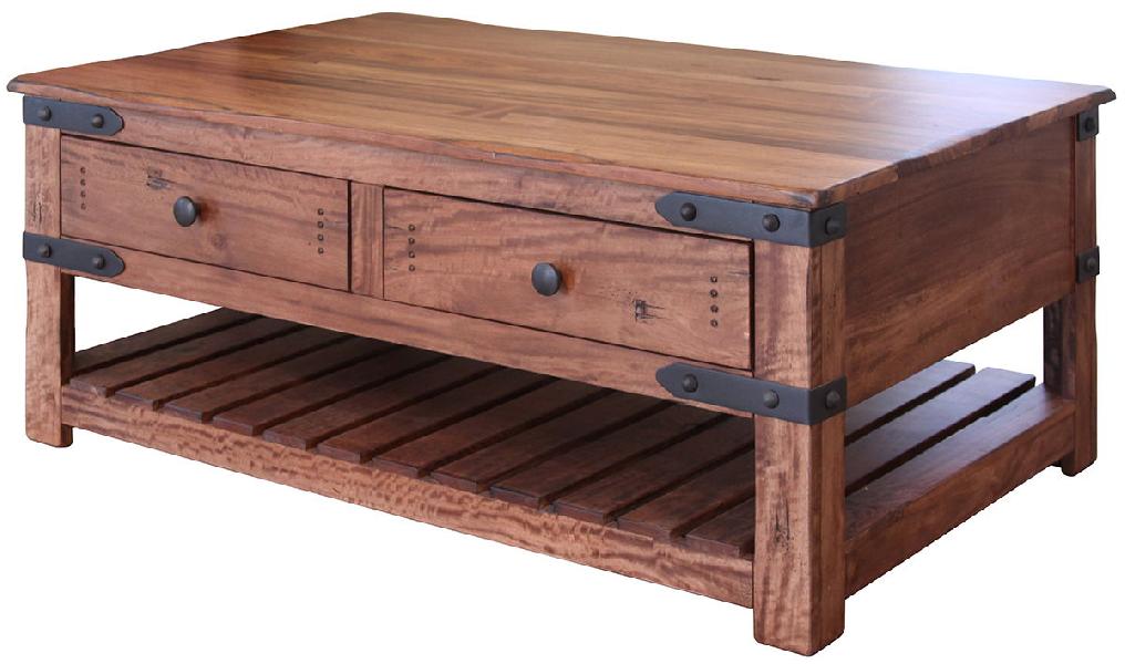 Image of Parota II - Cocktail Table - Cinnamon Brown