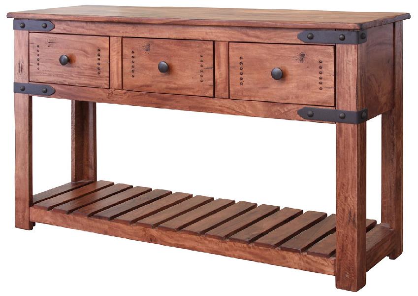 Image of Parota II - Sofa Table - Cinnamon Brown