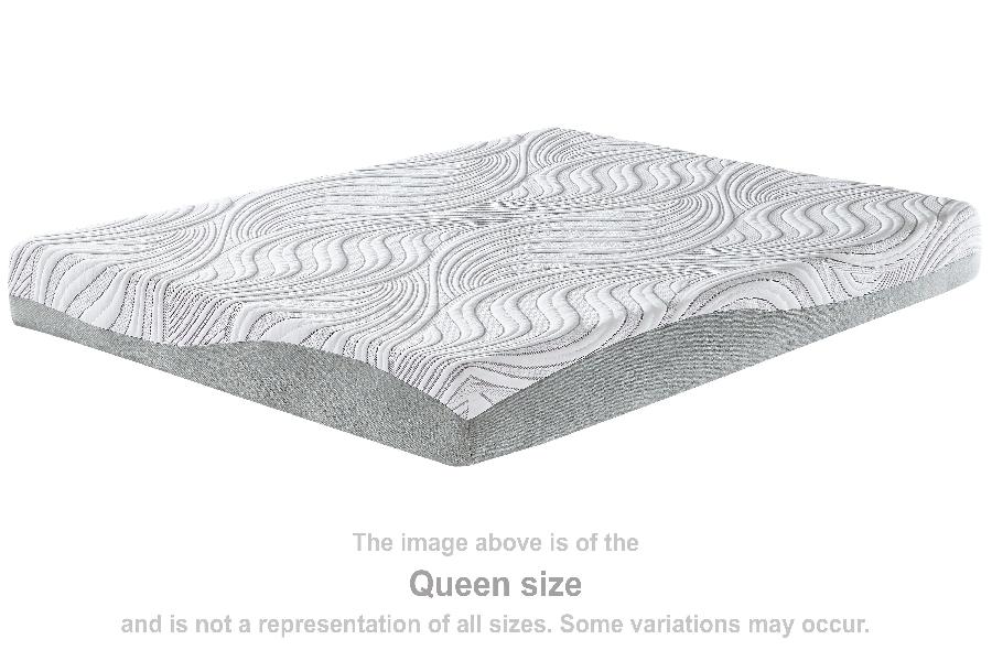 Image of 8 Inch Memory Foam - California King Mattress - White