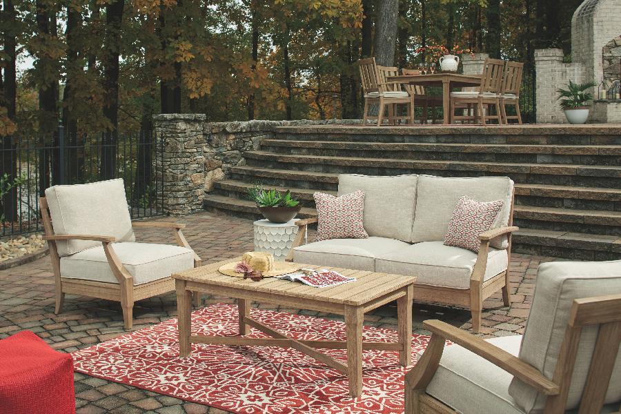 Image of Clare View - 3 Pc. - Lounge Set - Beige