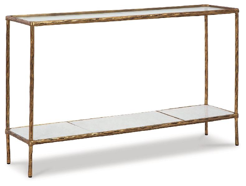 Image of Ryandale - Console Sofa Table - Antique Brass Finish