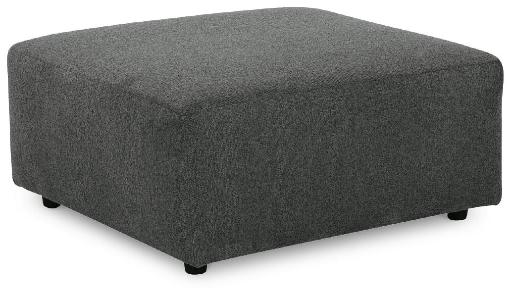 Image of Edenfield - Oversized Accent Ottoman - Charcoal