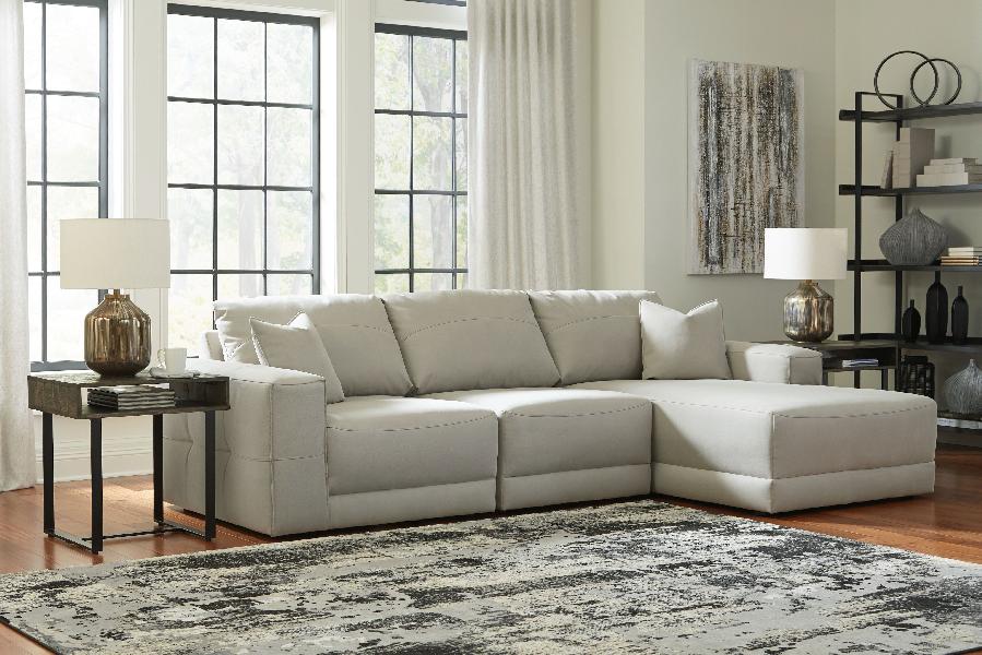 Image of Next-Gen Gaucho - Right Arm Facing Corner Chaise 3 Pc Sectional - Gray