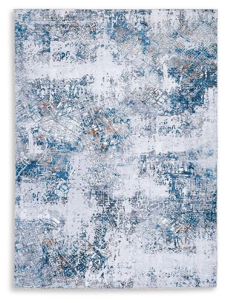 Image of Garyard - 5' x 7' Rug - Blue Multi