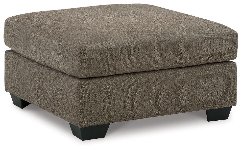 Image of Mahoney - Oversized Accent Ottoman - Chocolate