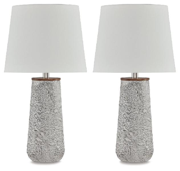 Image of Chaston - Metal Table Lamp (Set of 2) - Antique White