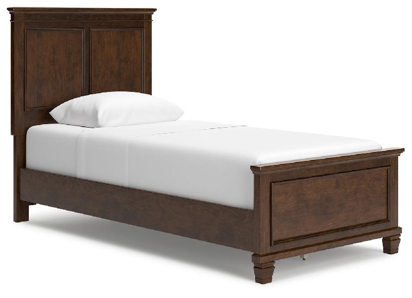 Image of Danabrin - Twin Panel Bed - Brown