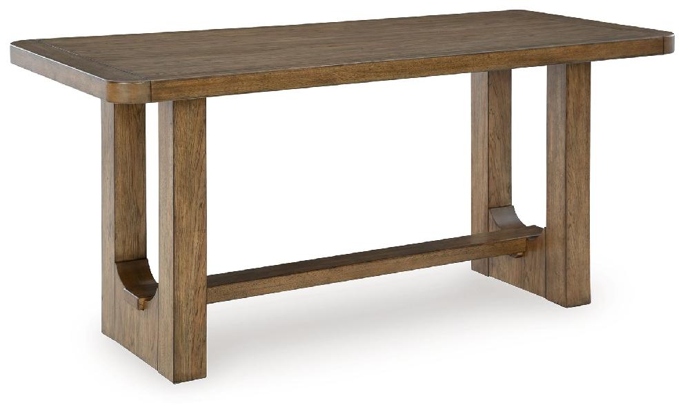 Image of Cabalynn - Rectangular Dining Room Counter Table - Light Brown