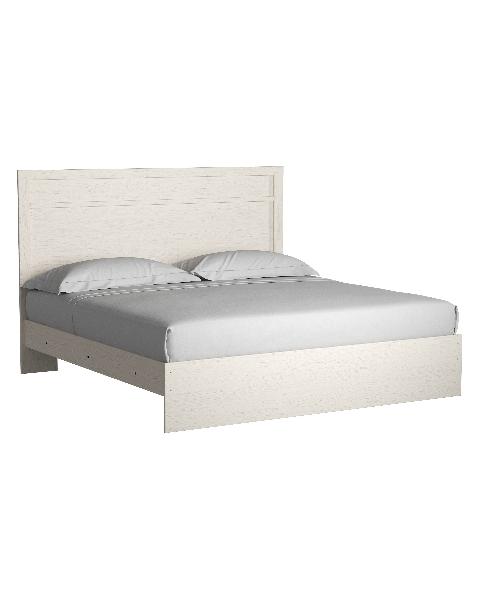 Image of Stelsie - King Panel Bed - White