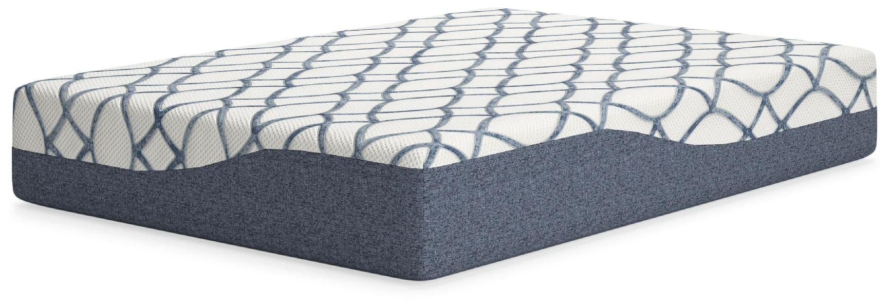 Image of 12 Inch Chime Elite 2.0 - Full Mattress - White / Blue