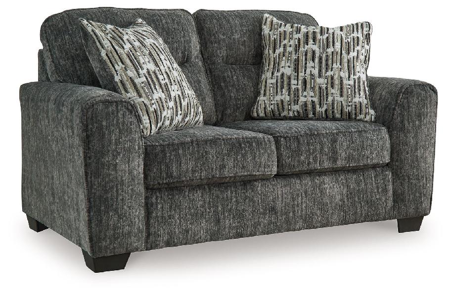 Image of Lonoke - Loveseat - Gunmetal
