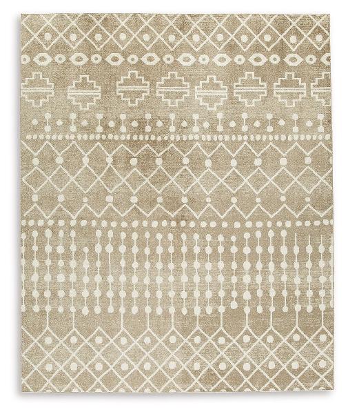 Image of Bunchly - 8' x 10' Rug - Tan / Brown / Cream