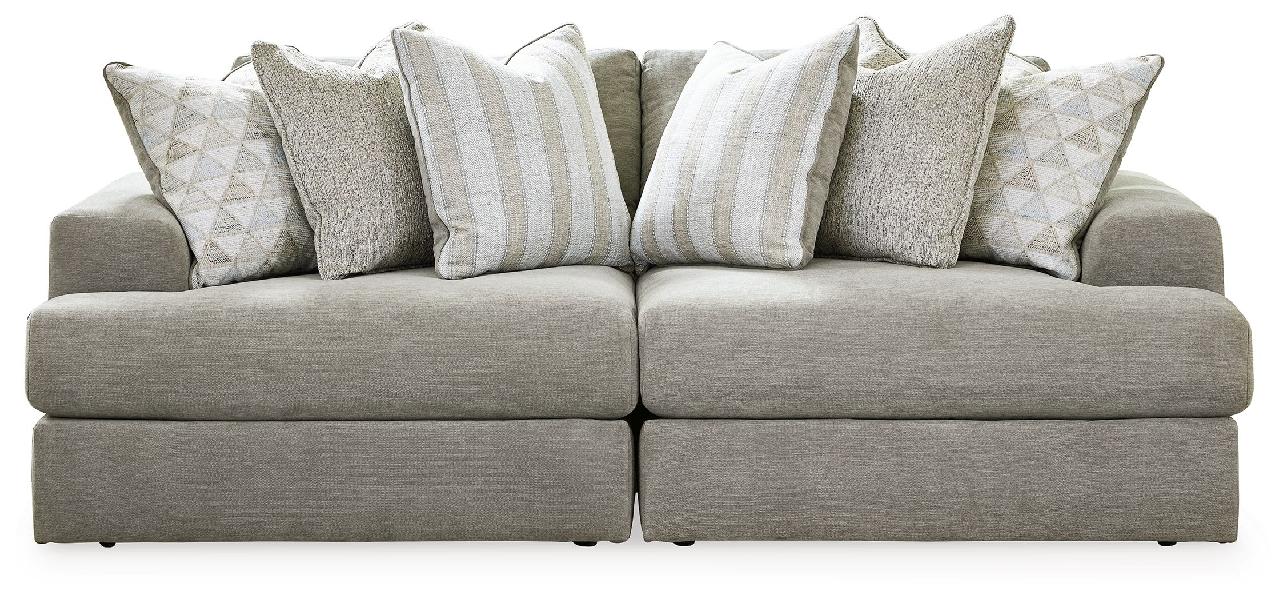 Image of Avaliyah - 2-Piece Sectional - Ash