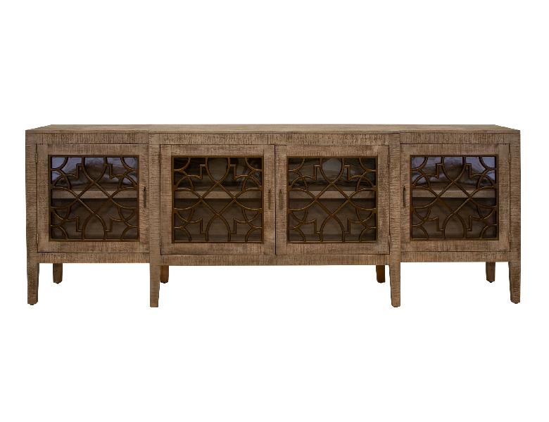 Image of Mandala - Console 4 Doors - Brown