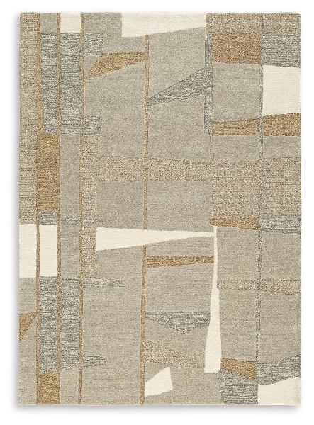 Image of Abbotton - 8' x 10' Rug - Taupe / Gray / Caramel