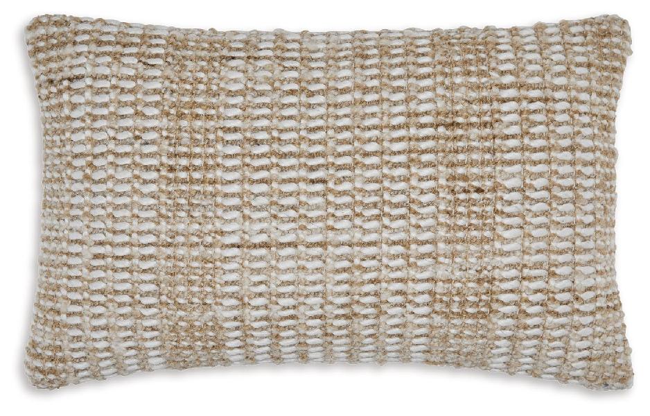 Image of Hathby - Pillow (Set of 4) - Tan / White