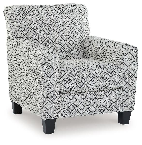 Image of Hayesdale - Accent Chair - Black / Cream