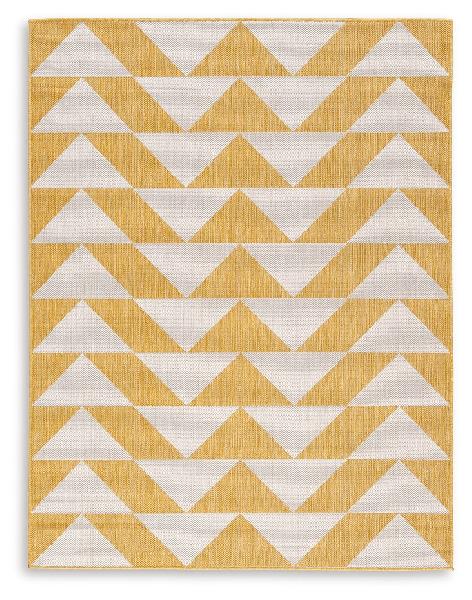 Image of Thomley - 8' x 10' Rug - Ivory / Yellow